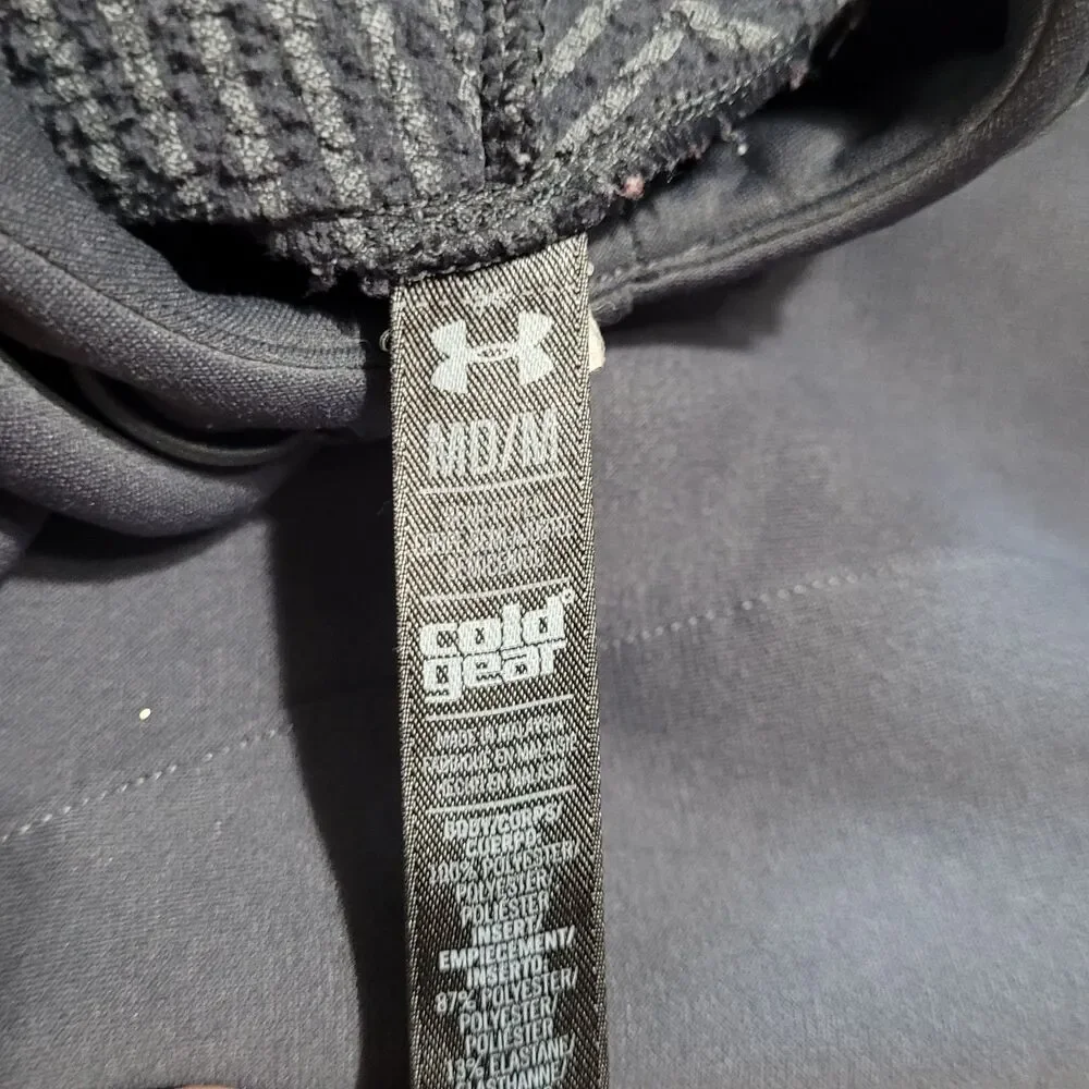 Under Armour Medium cold gear goodie flannel lining hoodie pocket youth juniors